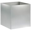 vidaXL Cache-pot de jardin Argent&eacute; 25 x 25 x 25 cm Acier galvanis&eacute;