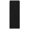 vidaXL Armoire suspendue avec stockage Ch&ecirc;ne noir 30 x 29,5 x 80 cm