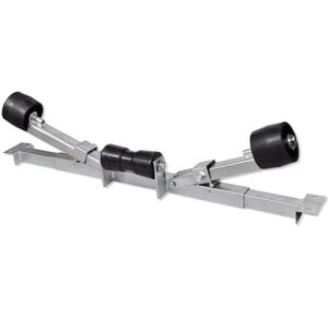 vidaXL Support inf&eacute;rieur de remorque de bateau avec rouleaux