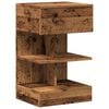 vidaXL Table de chevet vieux bois 40x35x65 cm bois d'ing&eacute;nierie