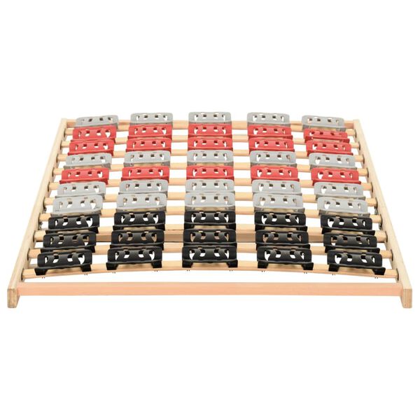 vidaXL Cadre de lit avec 12 lattes et supports 100x200 cm