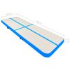 vidaXL Tapis gonflable de gymnastique avec pompe 300x100x15cm PVC Bleu