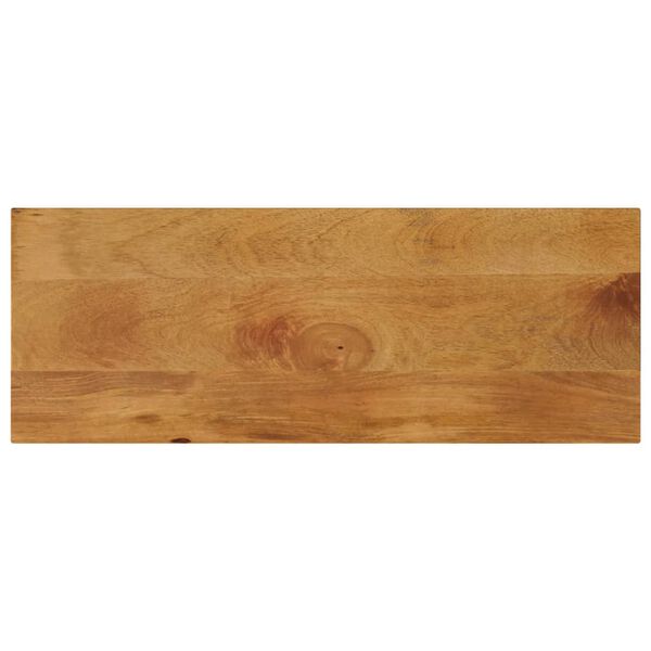 vidaXL Dessus de table 70x30x2,5 cm rectangulaire bois massif manguier