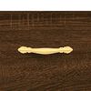 vidaXL Buffet chêne marron 69,5x34x90 cm bois d'ingénierie