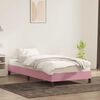 vidaXL Cadre de lit sans matelas rose 80x210 cm velours