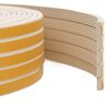 vidaXL joint de fen&ecirc;tre autocollant Blanc 8 x 3 mm 12 m Mousse EPDM