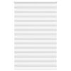 vidaXL Store z&egrave;bre blanc 140x230 cm largeur du tissu 135,9cm polyester