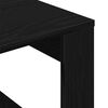 vidaXL Table basse Ch&ecirc;ne noir 50 x 50 x 35 cm Bois d'ing&eacute;nierie