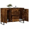 vidaXL Buffet ch&ecirc;ne fum&eacute; 101,5x35x70 cm bois d'ing&eacute;nierie