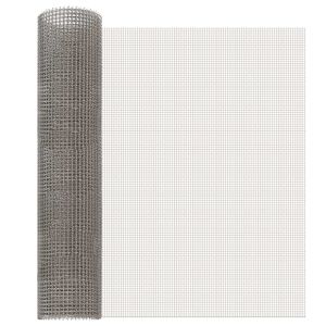vidaXL &Eacute;cran en maille 60 x 200 cm 3 Mesh Acier Inoxydable 201 Argent&eacute;