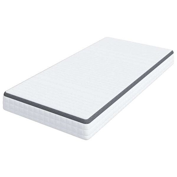 vidaXL Matelas Blanc et Gris 90 x 190 cm Printemps Bonell