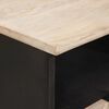 vidaXL Cabinet de chevet Blanc 40 x 33 x 46 cm Bois de mangue massif