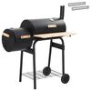 vidaXL Grill ext&eacute;rieur 103 x 60 x 113 cm Acier Noir