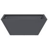 vidaXL Cache-pot de jardin Anthracite 40 x 40 x 15 cm