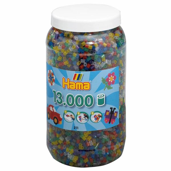 Hama Perles &agrave; repasser Maxi en tube 13000 pcs