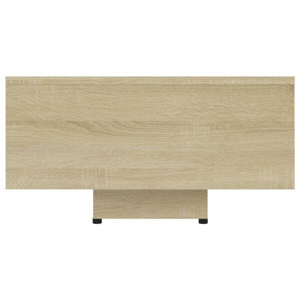 vidaXL Table basse Ch&ecirc;ne sonoma 85x55x31 cm Bois d'ing&eacute;nierie