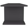 vidaXL Meuble TV mural Gris 103x30x26,5 cm