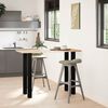vidaXL Pieds de table de bar 4 pi&egrave;ces Noir 90-92 cm Acier