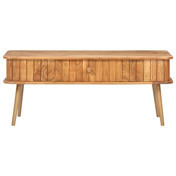 vidaXL Table basse 100x50x40 cm Bois d'acacia massif