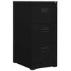 vidaXL Classeur Noir 46x62x102,5 cm Acier