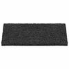 vidaXL Tapis en Caoutchouc Noir Caoutchouc