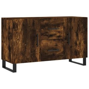 vidaXL Buffet ch&ecirc;ne fum&eacute; 100x36x60 cm bois d'ing&eacute;nierie