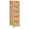 vidaXL Unit&eacute; de rangement avec 5 paniers 25,5x37x100 cm Jacinthe d'eau