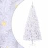 vidaXL Sapin de No&euml;l artificiel avec 300 LED Blanc 240 cm PVC et Acier