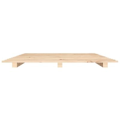 vidaXL Cadre de lit sans matelas 120x190 cm bois de pin massif