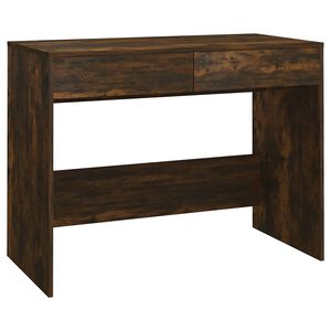 vidaXL Bureau Ch&ecirc;ne fum&eacute; 101x50x76,5 cm Agglom&eacute;r&eacute;