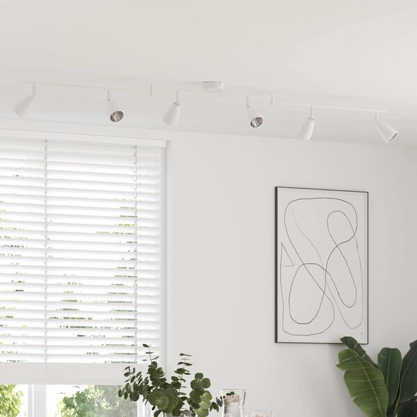 vidaXL Spot de plafond Blanc 25.5 x 8 x 16 cm M&eacute;tal