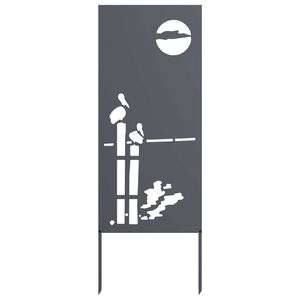 vidaXL &Eacute;cran de confidentialit&eacute; de jardin Anthracite 50 x 140 cm