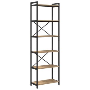 vidaXL &Eacute;tag&egrave;re 60 x 30 x 189,5 cm Bois d'ing&eacute;nierie Ch&ecirc;ne artisanal