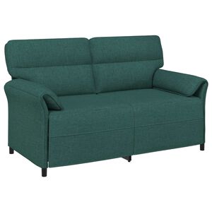 vidaXL Canap&eacute; 100% polyester, cadre en m&eacute;tal, MDF, Contreplaqu&eacute;