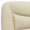 vidaXL Coussin de t&ecirc;te de lit Hvar cr&egrave;me 140 cm tissu
