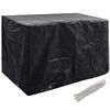 vidaXL Housse de salon de jardin 8 &oelig;illets 140 x 70 x 90 cm