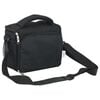vidaXL Sac pour appareil photo et housse imperm&eacute;able noir tissu oxford