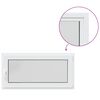 vidaXL Couleur int&eacute;rieure de la fen&ecirc;tre de sous-sol blanche RISOR