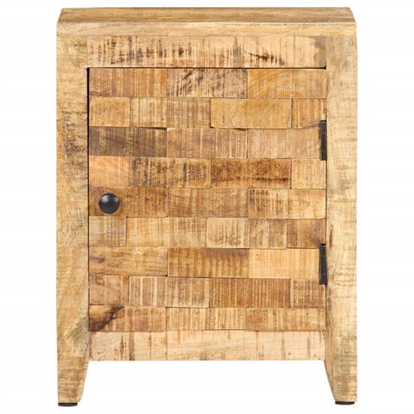vidaXL Table de chevet 40x30x50 cm Bois de manguier massif