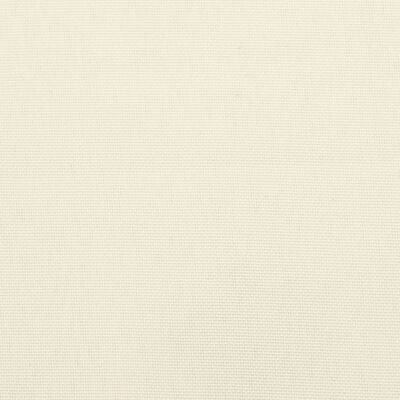 vidaXL Coussin de banc de jardin blanc crème 180x50x7 cm tissu oxford