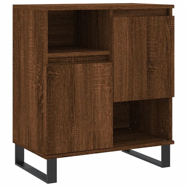 vidaXL Buffet Ch&ecirc;ne marron 60x35x70 cm Bois d'ing&eacute;nierie