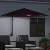 vidaXL Parasol de jardin Bordeaux 248 x 248 x 148 cm