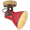 vidaXL Lampe murale 25 W rouge d&eacute;lav&eacute; 11,5x11,5x25 cm E27