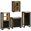 vidaXL Ensemble de mobilier de salle de bain Montage mural 4 pcs