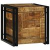 vidaXL Bo&icirc;te de rangement Marron et Noir 40 x 40 x 40 cm