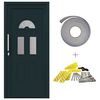 vidaXL Porte Frontale Anthracite 110 x 210 cm PVC