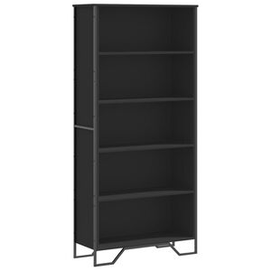 vidaXL Biblioth&egrave;que noir 80x31x169 cm bois d&rsquo;ing&eacute;nierie