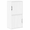 vidaXL Armoire lat&eacute;rale ODDA blanc 40x24x79 cm bois massif pin