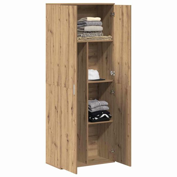 vidaXL Haut Armoire Ch&ecirc;ne artisanal 70 x 33,5 x 180 cm