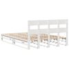 vidaXL Cadre de lit sans matelas blanc 150x200 cm bois de pin massif